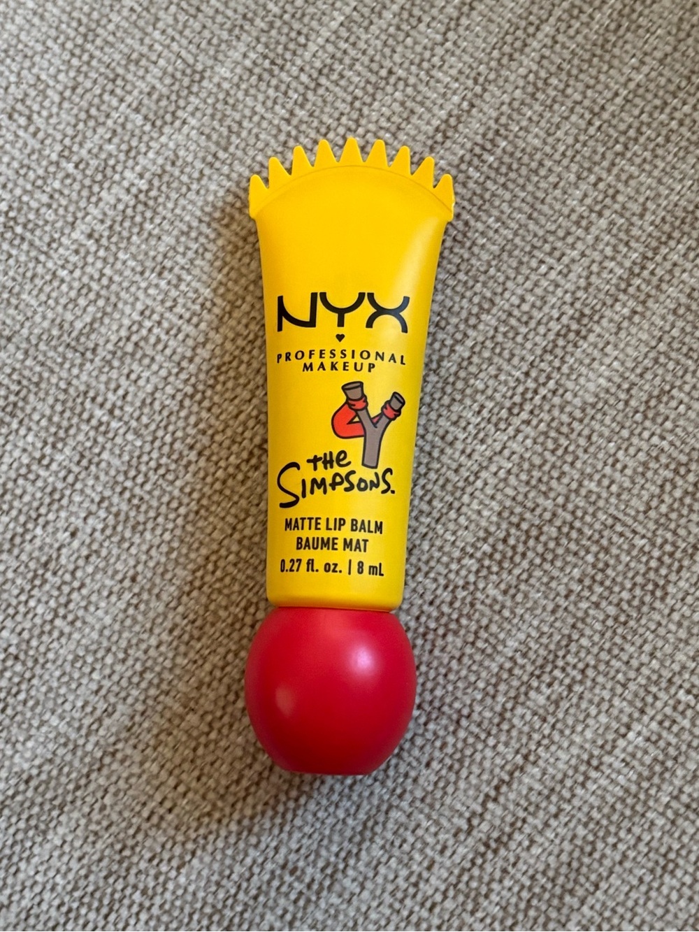 NYX The Simpsons Matte Lip Balm - Shade Rebel Red